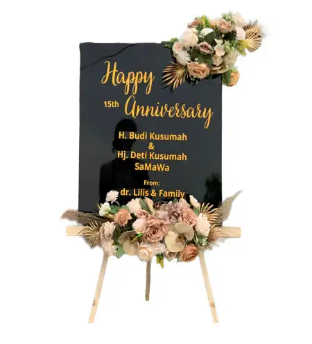 Papan Bunga Akrilik Medan Polonia