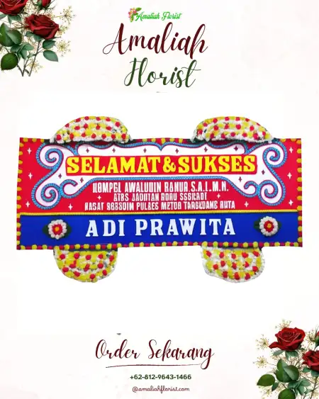 Papan Bunga Ucapan Selamat Medan Polonia