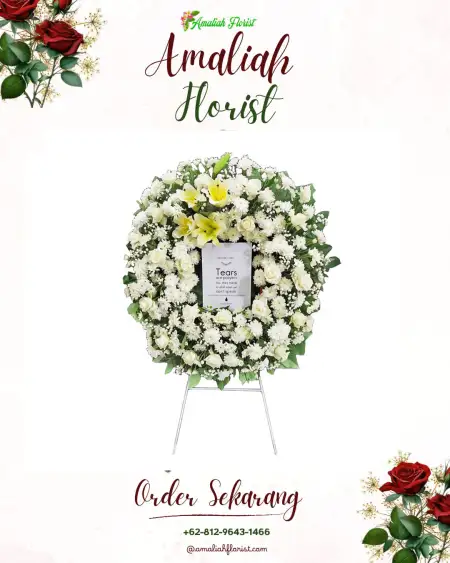 Krans Bunga Duka Medan Polonia